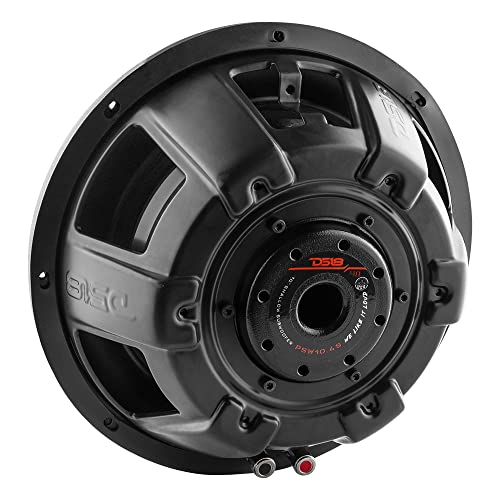 DS18 PSW10.4S 10" Shallow Mount Subwoofer 1000 Watts Max Power 500 Watts RMS Single Voice Coil 4 OHMS Water Resistant - Best Sub for Tight Spaces in Car & Trucks - 1 Speaker - style: 10" Single Voice Coil 4 Ohm