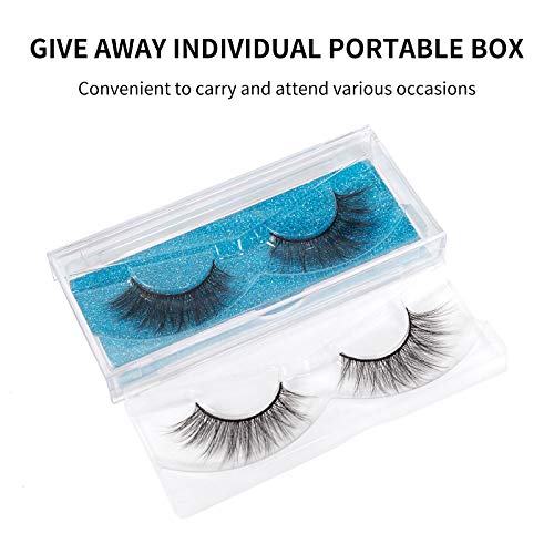 DYSILK Fake Eyelashes Mink Lashes 5 Pairs Eyelashes Natural Look