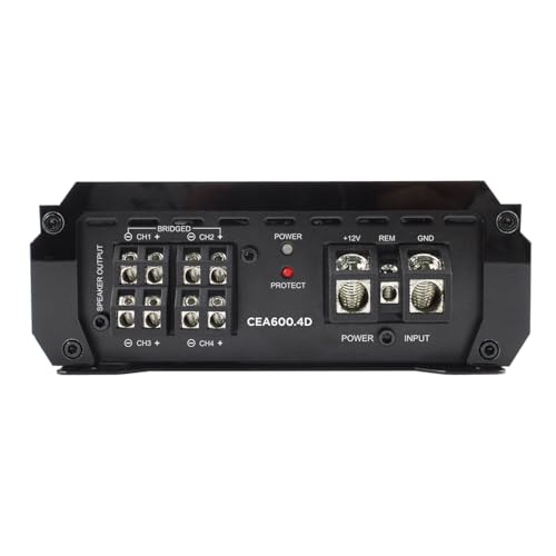 ORION CEA600.4D Cobalt Elite Compact Class D 4-Channel Amp, 600W RMS - size: 600W 4-Channel