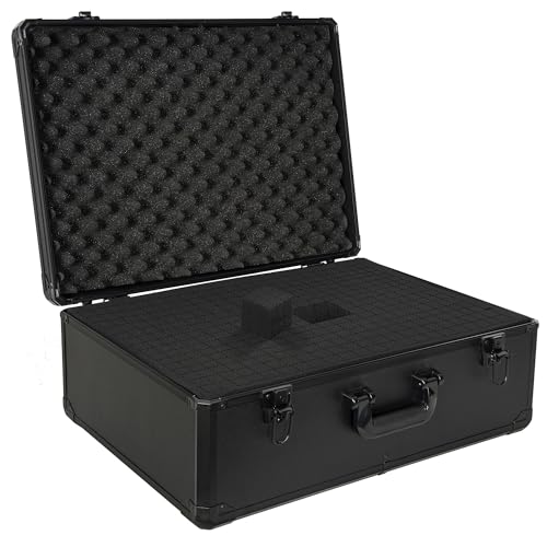 23 Inch Carrying Storage Case | Ideal for Microphone & Camera Gear Transportation, DJ Mixer Case with Customizable Pre-Diced Foam, 23 X 16.5 X 8.6 Inch - size: Inner:22.5''X 16''X 8.3''