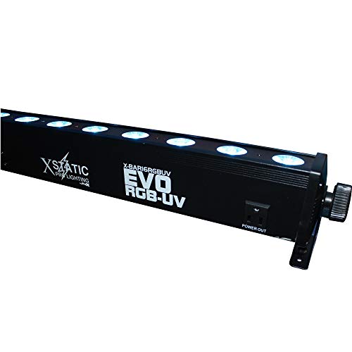 Prox X-BAR16RGBUV EVO RGBUV Bar 16x4W High Power LED Wash Light | 16x4W RGBUV LED bar with 10x40 degree beam for stage lighting, wall washing and uplighting
