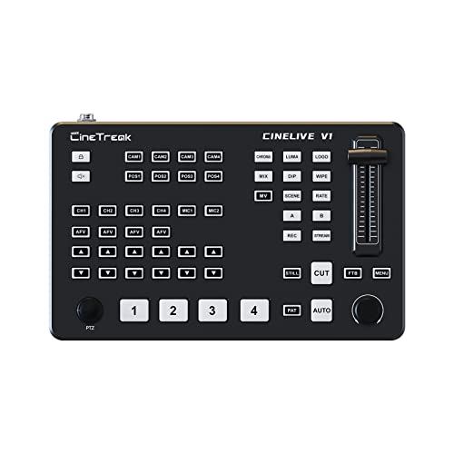 CINETREAK V1 Vertical Livestreaming Video Switcher Mixer with PVW/PGM Output PTZ Camera Control, RTMPs Livestream for Instagram, TikTok - style: Cinetreak V1