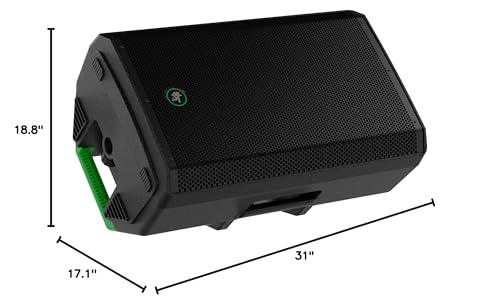 Audiosavings Bundle: (1) Mackie Thrash215 15" 1300W Powered Active DJ PA Speaker Thrash 215 Bundle with (1) Rockville RCXFM20E-B 20 Foot Female to Male XLR Mic Cable Black 100% Copper (2 Item)