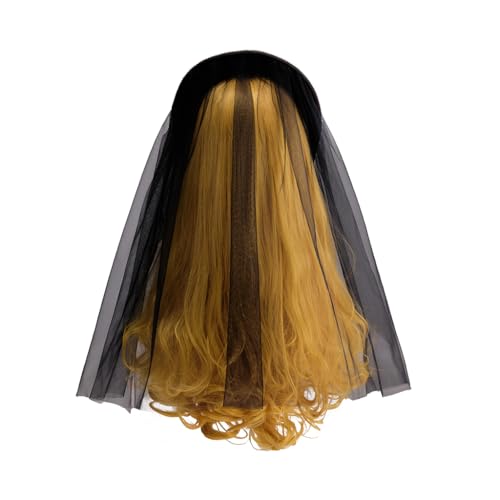 RoleplayCos Tudor French Hood Queen Anne Boleyn Costume Hat Headwear Elizabethan Renaissance Headband Headpiece - color: Red