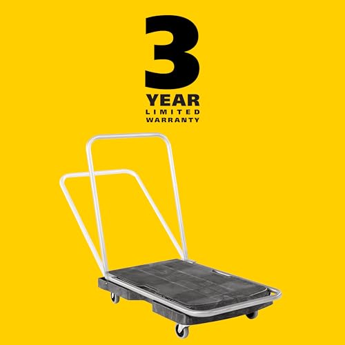 Rubbermaid Commercial Products Convertible Folding Utility Dolly/Cart/Platform Truck with wheels, 250 lbs Capacity, for Moving/Warehouse/Office - style: 250 lb. Capacity, 3" Casters