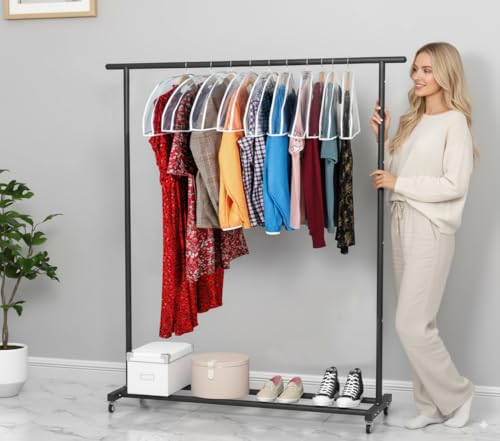 Clear Shoulder Covers Vinyl Plastic Hanger Covers for Clothes (Set of 12), Closet Clothes Protectors Breathable Garment Cover with 2" Gusset, Suit Shoulder Covers for Closets - 24'' X12" X2''/12 Pack - size: 12" x 2" -12 Pack