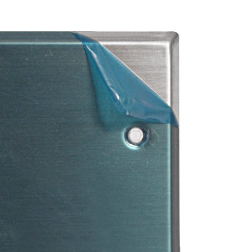 Seismic Audio Speakers Single 4 Pole Speakon Connector Wall Plate, Stainless Steel Wall Plate