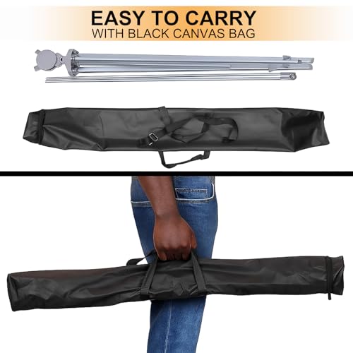 Reinforced X Banner Stand -Shipping From USA- 23" X 63" to 32" X 78" Adjustable Banner Holder Portable Personalized Customizable Signs with Travel Bag for Advertising, Business, Events, Trade Shows, Stores (Stand Only)