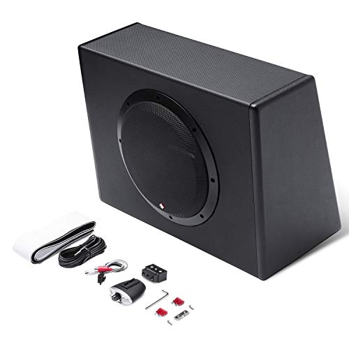 Rockford Fosgate Punch P300-10 Amplified 10" Subwoofer in Enclosure | All-in-One, Single Sub, Sealed and Powered by an Internal 300-Watt Amplifier - size: 10 Inches