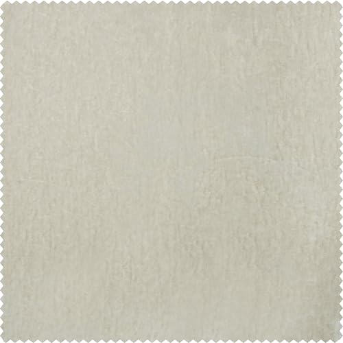 HPD Half Price Drapes Lush Crush Velvet Curtains - Room Darkening Curtain 84 Inches Long for Bedroom & Living Room, Luxury Look, Rod Pocket Design, (1 Panel), 50W x 84L, Champagne - color: Champagne, size: 50"W x 84"L (Pack of 1)