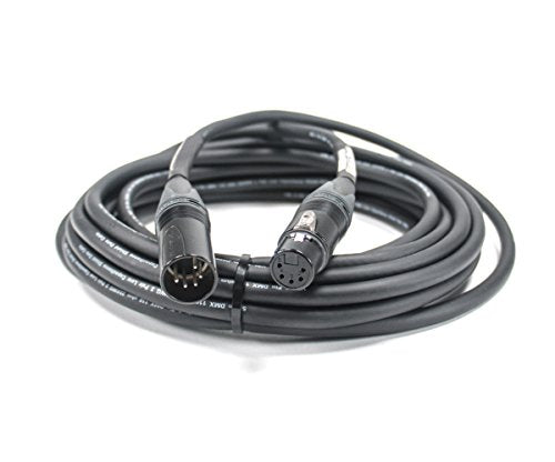 Elite Core CSD5 | Tour-Grade 5-Pin DMX | Genuine Neutrik NC5XX | 110 Ohm | Made in USA