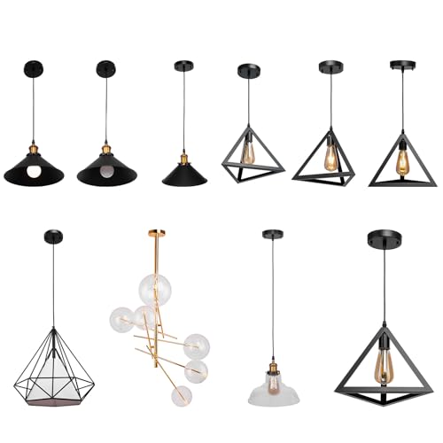 PATIKIL 110mm (4.33") Universal Light Fixture Mounting Bracket Kit, 2set Light Crossbar Round Ceiling Plate for Wall Light, Close to Ceiling Light, Chandelier - size: 110mm (4.33")