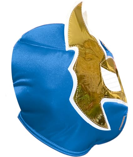Del Mex Lucha Libre Adult Luchador Mexican Wrestling Mask Costume - color: Sin Cara (Turquoise)