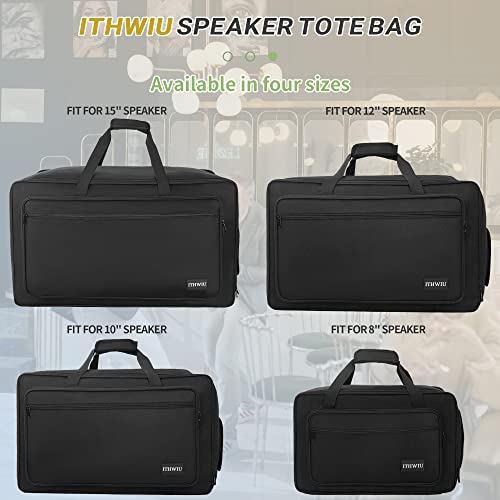 Speaker Carrying Bag for ALTO TX410 350W 10" with Thickened Sponge Heavy-Duty Speaker Tote Bag, Black - size: For ALTO TX410 350W 10"