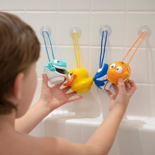 Suddy Buddy® Bubble Maker for Bathtub | Fun Kid Bubble Bath Toys | Bath Bubbler for Boys & Girls Ages 3+ | Includes 1 Foam Dispenser, 1 Trading Card & 3 Super-Bubble Drops | Dakota Duck - style: Dakota Duck
