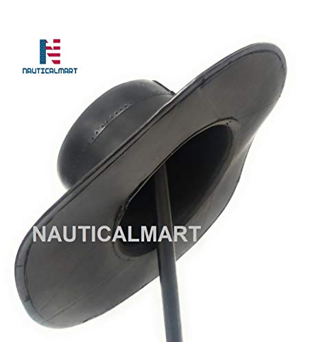 NauticalMart Leather Witch Hunter Hat LARP Costume Cap Black Small