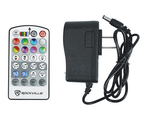 Rockville MINI Halo White DJ Wall Wash Up Light Effect, 17 Hour Battery Power, Wireless DMX, RF Remote | Wireless DMX, RF Remote, 10-17 Hr Runtime, Compact Aluminum, Sound Activated, LCD Display, Adjustable 31-64 Degree Lens - color: White