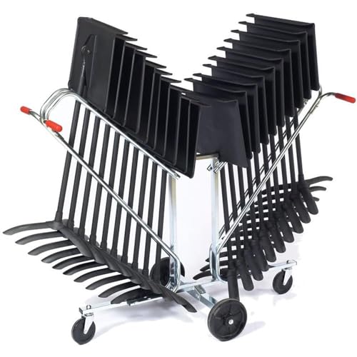 NPS Dolly for 20 Melody Music Stands, Zinc