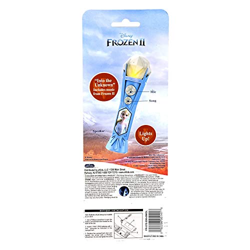 Disney Frozen Toy Microphone for Kids with Music and Lights, Toddler Toys - color: Frozen