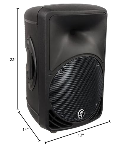 Mackie C200 200W 10 inch Passive Speaker | 200W RMS power with 10-inch woofer and 1-inch tweeter for live performances, rehearsals and studios - size: 10-Inch