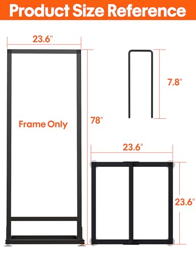 GUOHONG 2Pack Sign Holder Floor Stand, 2-In-1 Dual Size Poster Stand | Adjustable 22×69 Inch & 22×28 Inch Sign Stand, All-Aluminum Alloy, Indoor & Outdoor Use, for Business, Trade Show, Frame Only - size: 22x69-2Pack