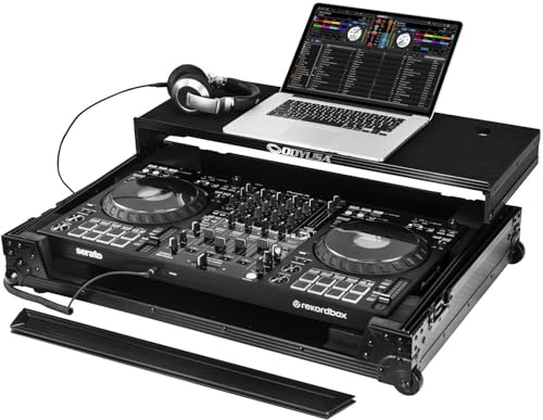 Odyssey 810GSFLX10M Hexagon Industrial Board Glide-style Case for Pioneer DJ DDJ-FLX10 with Wheels - size: Large