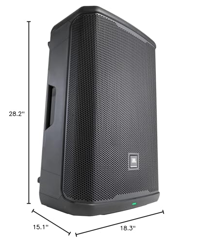 JBL Professional PRX915 Next-Generation 15-Inch Powered Portable 2-Way Loudspeaker with DSP, 12-band parametric EQ, and Built-in Effects, Black - color: Powered | Black, style: 2-Way | 15-Inch Speaker