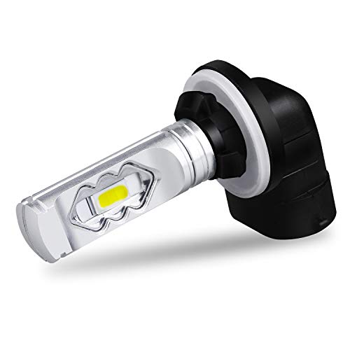 Alla Lighting 3800lm 889 881 LED Fog Light Bulbs, 6000K Xenon White Xtreme Super Bright H28 886 888 894 896 898, ETI 56-SMD (Off-road use only) - color: 6000K White