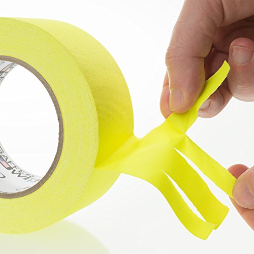 Gaffer Power Sunshine Yellow Gaffer Tape 2 Inch x 30 Yds, USA Made - color: Yellow, size: 2 inches x 30 yards | 1 pack