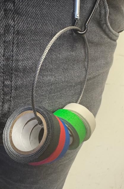 Peak Adhesive Tape & Supplies FastGaff, Pick Your Own Colors, Gaffers Tape Spike Pack for On The Go Use, 0.5in. x 6ft - color: Pick your own colors