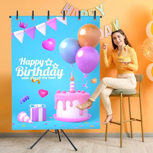 Forlogic Portable T-Shape Backdrop Stand Support Kit 8x5.3ft, Adjustable Photo Green Screen Back Drop Stand for Party, Photography Videography Studio (8×5.3Ft) - size: 8×5.3Ft