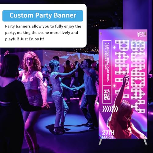 X Banenr Stand, Adjustable Fit Banner 23 x 63 to 32 x 78 Inch, X Banner Holder Stand with Portable Travel Bag for Display, Store, Wedding, Graduation, Outdoor Indoor Events (Only Stand)
