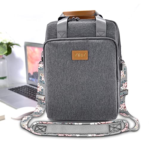 ZINZ Shoulder Strap 58" Ultra-Thick Fixed Padded and Adjustable Buckles Crossbody Strap for Briefcase Laptop Bag Luggage - color: Gray Rose