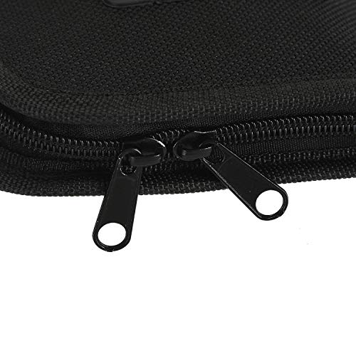 Tosnail 5 Slots Chef Knife Case Roll Bag with Easy Carry Handle - Yellow Line - size: 19" x 5.5" x 1"