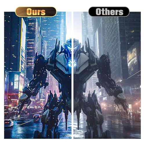 DINAH 84 Inch Electric Projector Screen with Remote | Automatic Air Indoor Drop Down, Motorized, 4K 3D HD Projection, For Movies - size: 84" Diagonal (16:9)