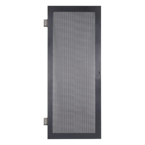 Sound Town 30U Universal Steel Rack, w/Mesh Doors, Locking Casters, Vented Side Panels for Audio Video, Server and Network Equipment (STRK-M30UWD) - size: 30U-D