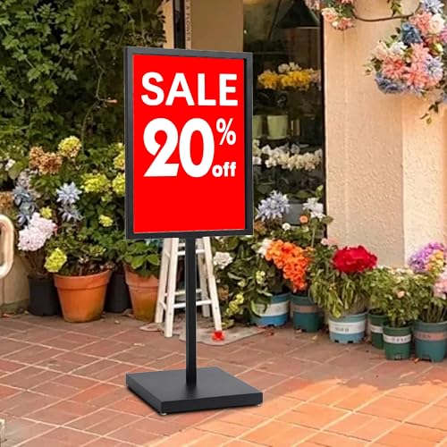 Heavy-Duty Double-Sided Floor Standing Foam Board Promo Stand Poster Sign Holder 20" x 28" (Stand Only) (1)