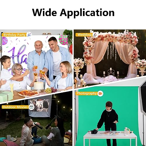 ShowMaven Background Stand,Adjustable Photo Backdrop Stand with Carry Bag for Photography Photo Video Studio, Photography Studio, Birthday Party (8.5x10ft) - size: 8.5x10ft