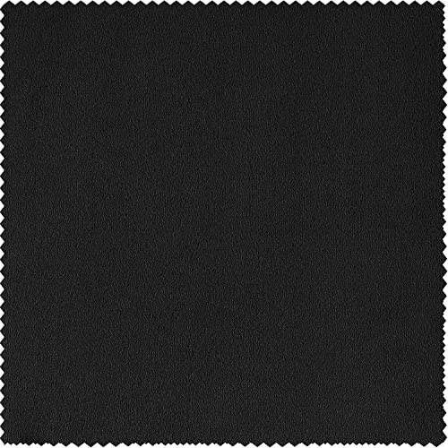 HPD Half Price Drapes Signature Grommet Blackout Velvet Curtains 108 Inches Long Heat & Full Light Blocking Blackout Curtains for Bedroom & Living Room (1 Panel), 50W x 108L, Warm Black - color: Warm Black, size: 50"W x 108"L (Pack of 1)
