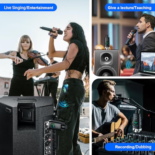 AK-M1 XLR Bluetooth Receiver-High-Fidelity Wireless Audio Adapter,100ft Stable Connection,Stereo for Speakers,Mixers,DJ Equipment,Weddings,Parties - color: Receiver x1