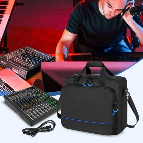 PGmoon Mixer Travel Bag Compatible with Mackie ProFX12v3/ProFX10v3