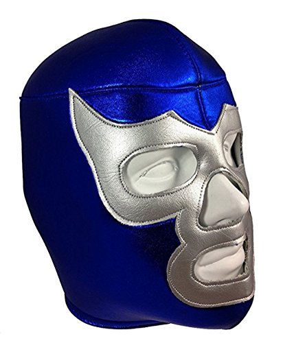 Del Mex Lucha Libre Adult Luchador Mexican Wrestling Mask Costume - color: Blue Demon