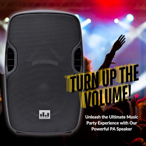 MUSYSIC Passive PA Speaker โ 800W Peak / 200W RMS, 2-Way Loudspeaker | Titanium Compression Driver, ABS Cabinet, Speakon Connectors, Portable for DJ, Live Sound, Church, Band, Karaoke & Events - size: 10 inch 800W
