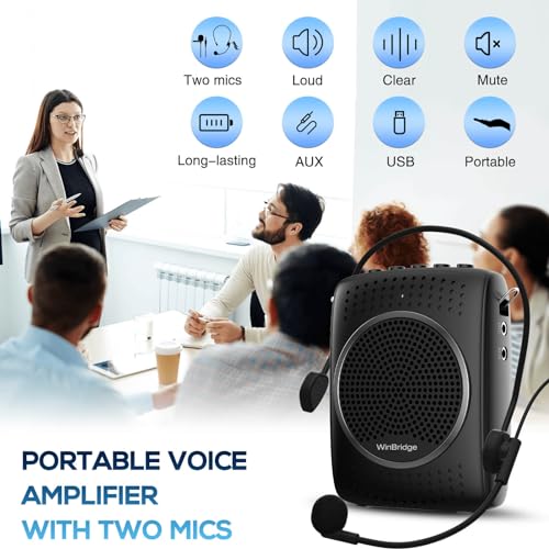 Ultra Portable Voice Amplifier Microphone and Speaker Set S309