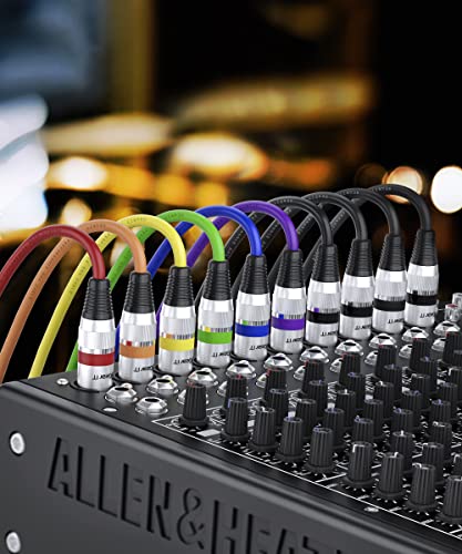 GEARit DMX Cable 50 FT 6-Pack 3-Pin Male to Female for DJs and Event Techs