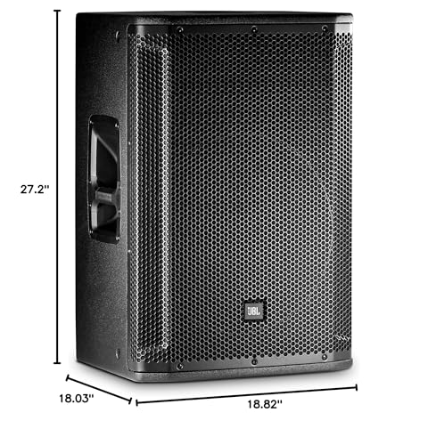 JBL Professional SRX815 Portable 2-Way Bass Reflex Passive System Speaker, 15-Inch, PA, DJ, Power Handling 3200 watt peak. Black - size: 15-Inch Two-way Speaker, style: Passive