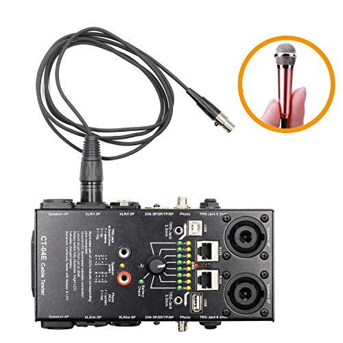 3 Pin XLR Male Plug to 3 Socket Female Mini XLR Pro Lapel Microphone Cable -TA3-XLR Cable(65CM/25 inch - color: mini xlr F-0.65M