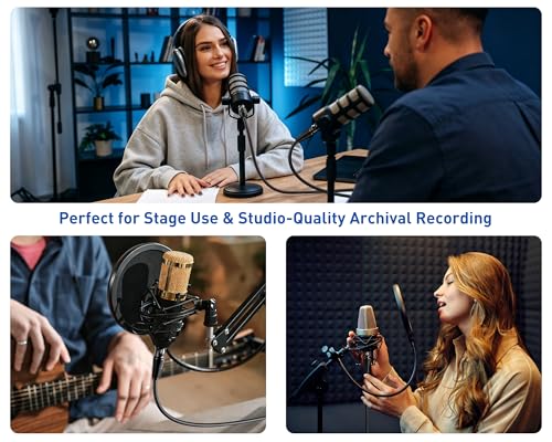 XLR Cable 6ft 6 Packs - Premium Balanced Microphone Cables Mic Cable - size: 6 Feet-6 Pack