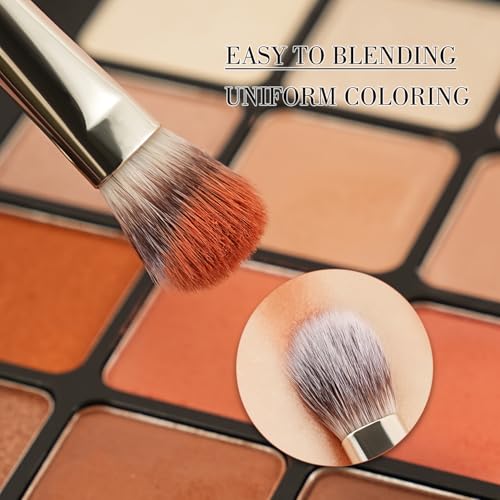 BEILI Makeup Brushes 9Pcs Professional Makeup Brush Set, Premium Synthetic Brushes for Foundation, Powder, Blush & Eyeshadow, Soft Vegan Bristles for Liquid, Cream & Powder - color: 9Pcs