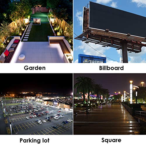 400W Outdoor LED Flood Light, 40000LM Super Bright, 110-285V, IP66 Waterproof, 6000K Daylight White Security Lights,Lighting for Playground Yard Stadium Lawn Ball Park - color: 400W-Black